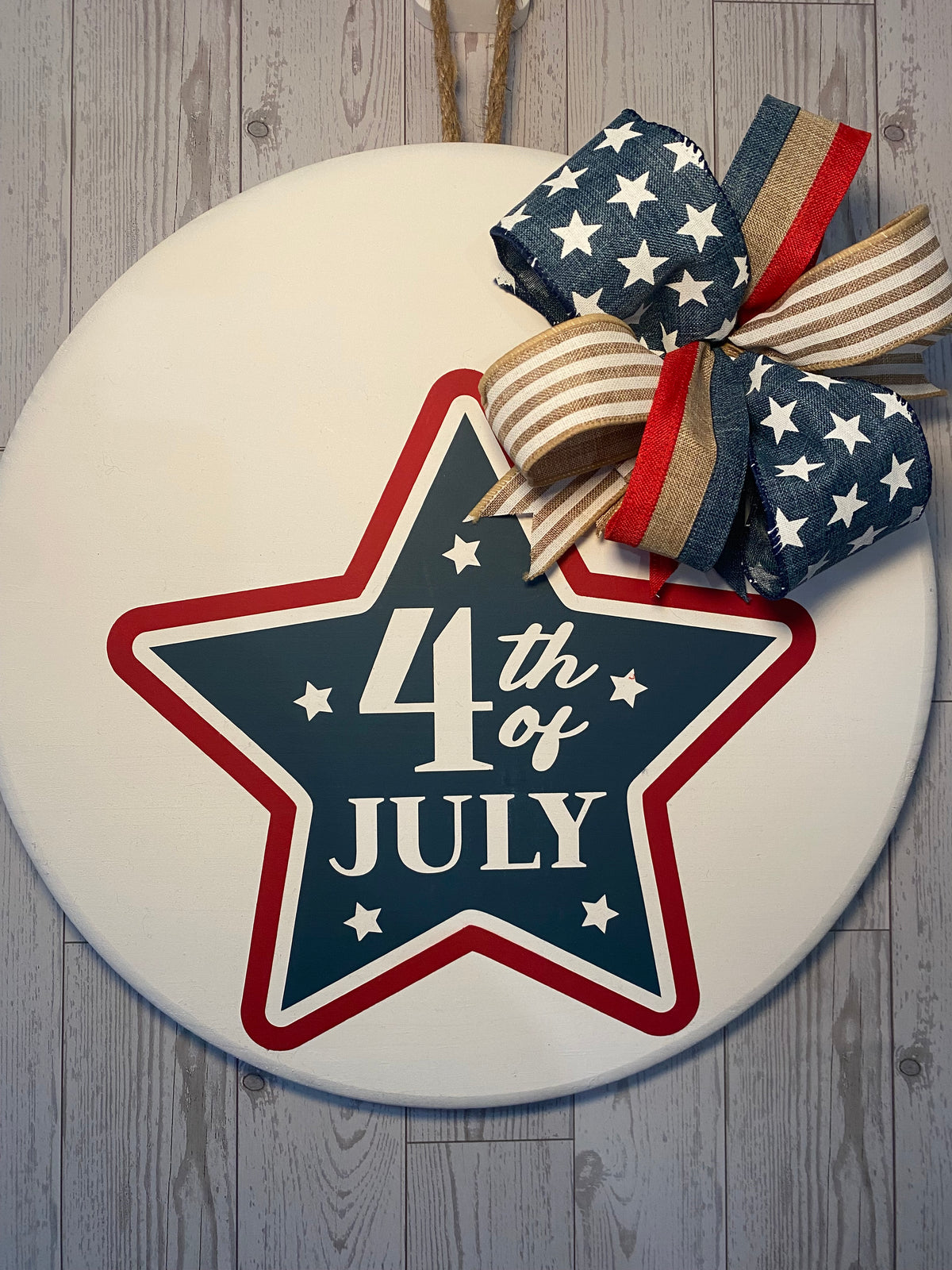 4th of July 15" Door Hanger