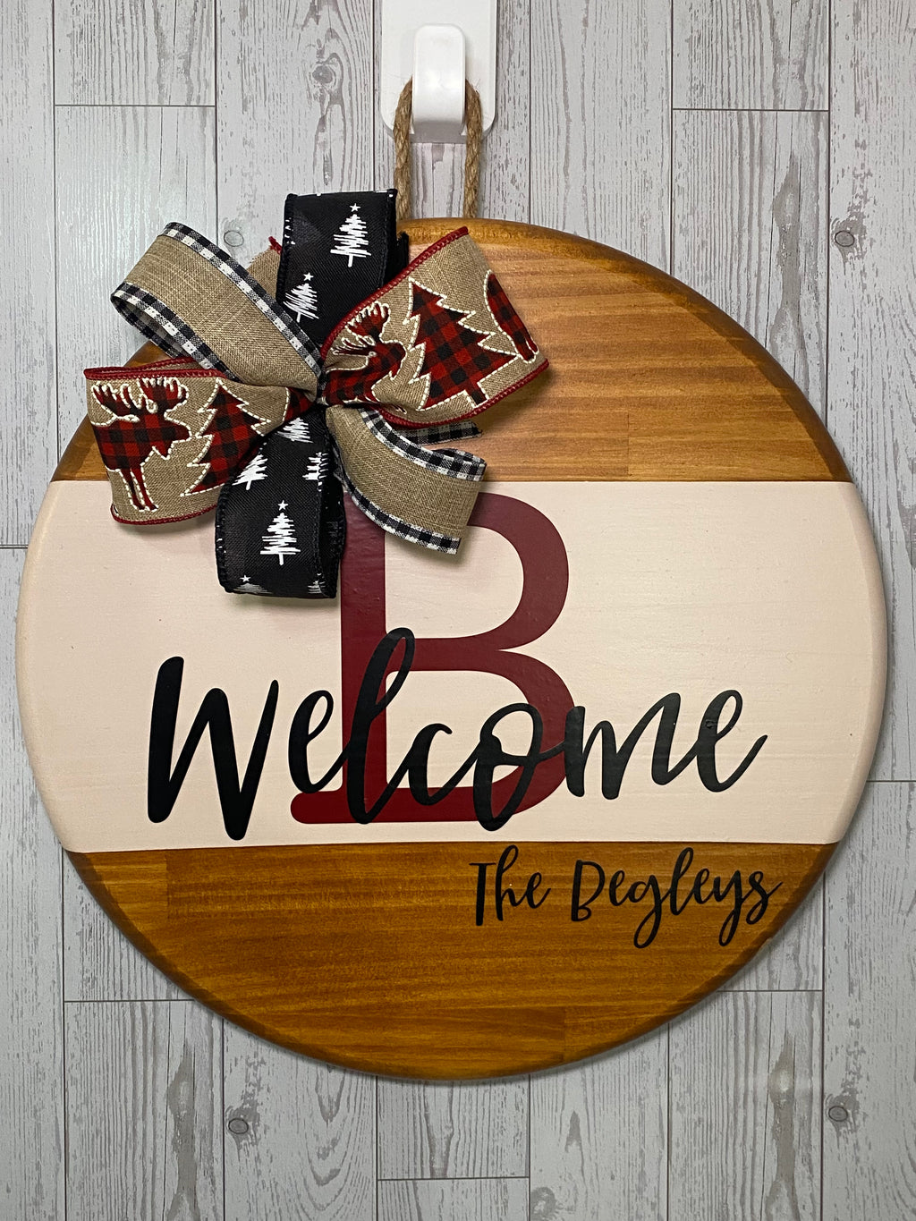 Welcome 15" Door Hanger