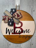 Welcome 15" Door Hanger