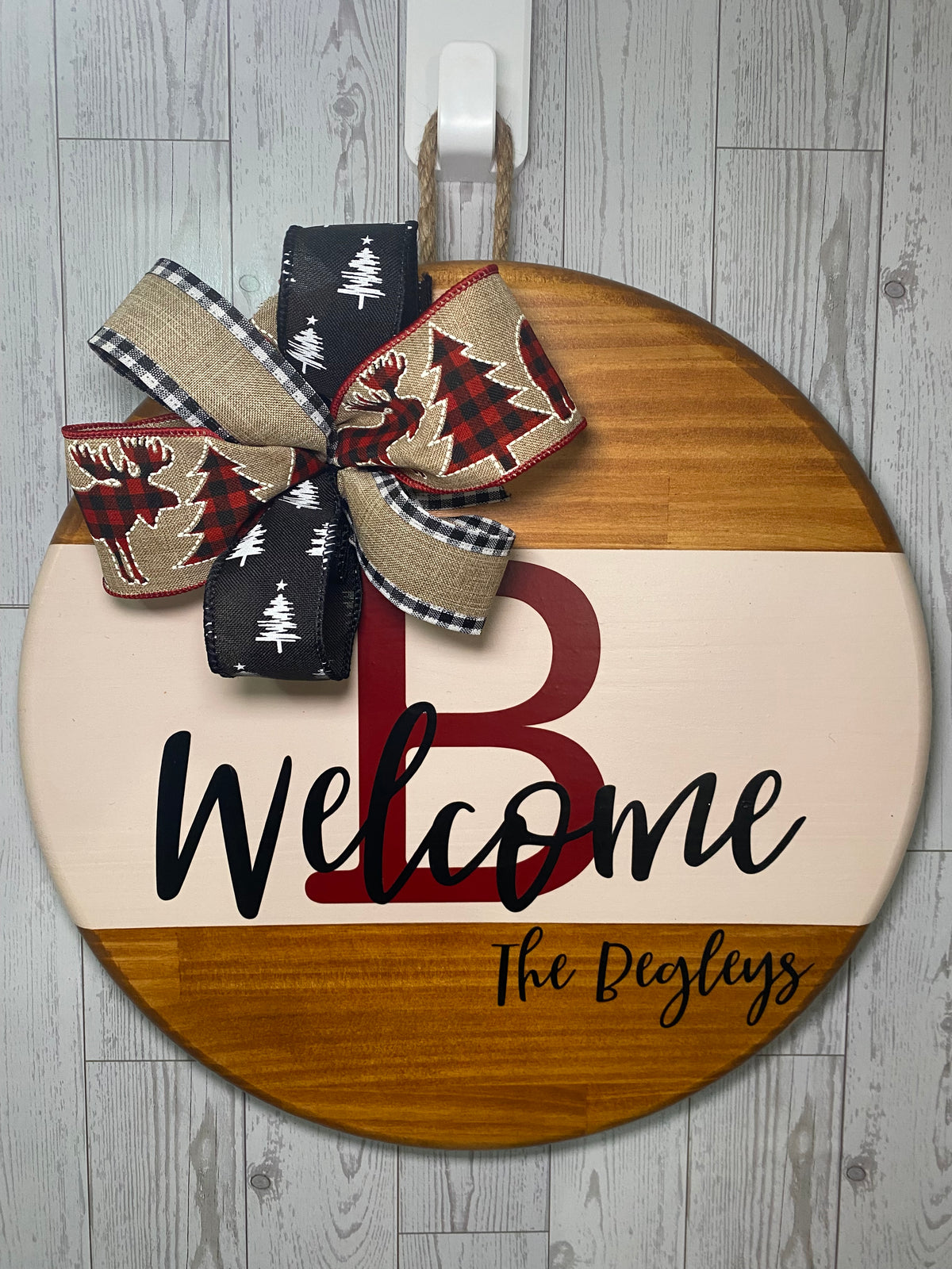 Welcome 15" Door Hanger