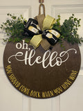 Come Back with Wine 15" Door Hanger