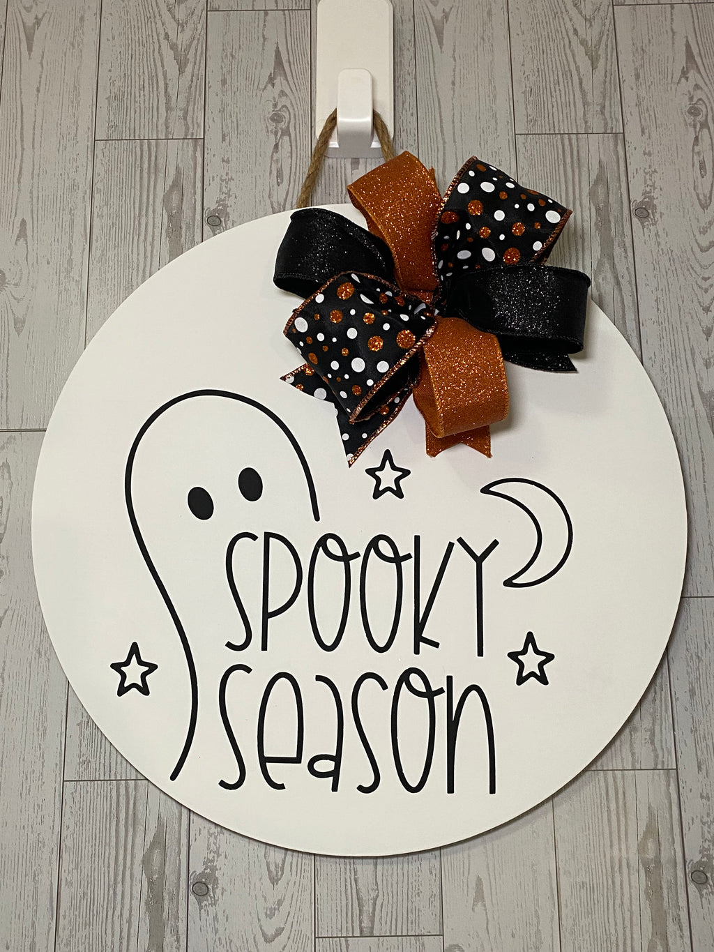 Spooky Season 18" Door Hanger
