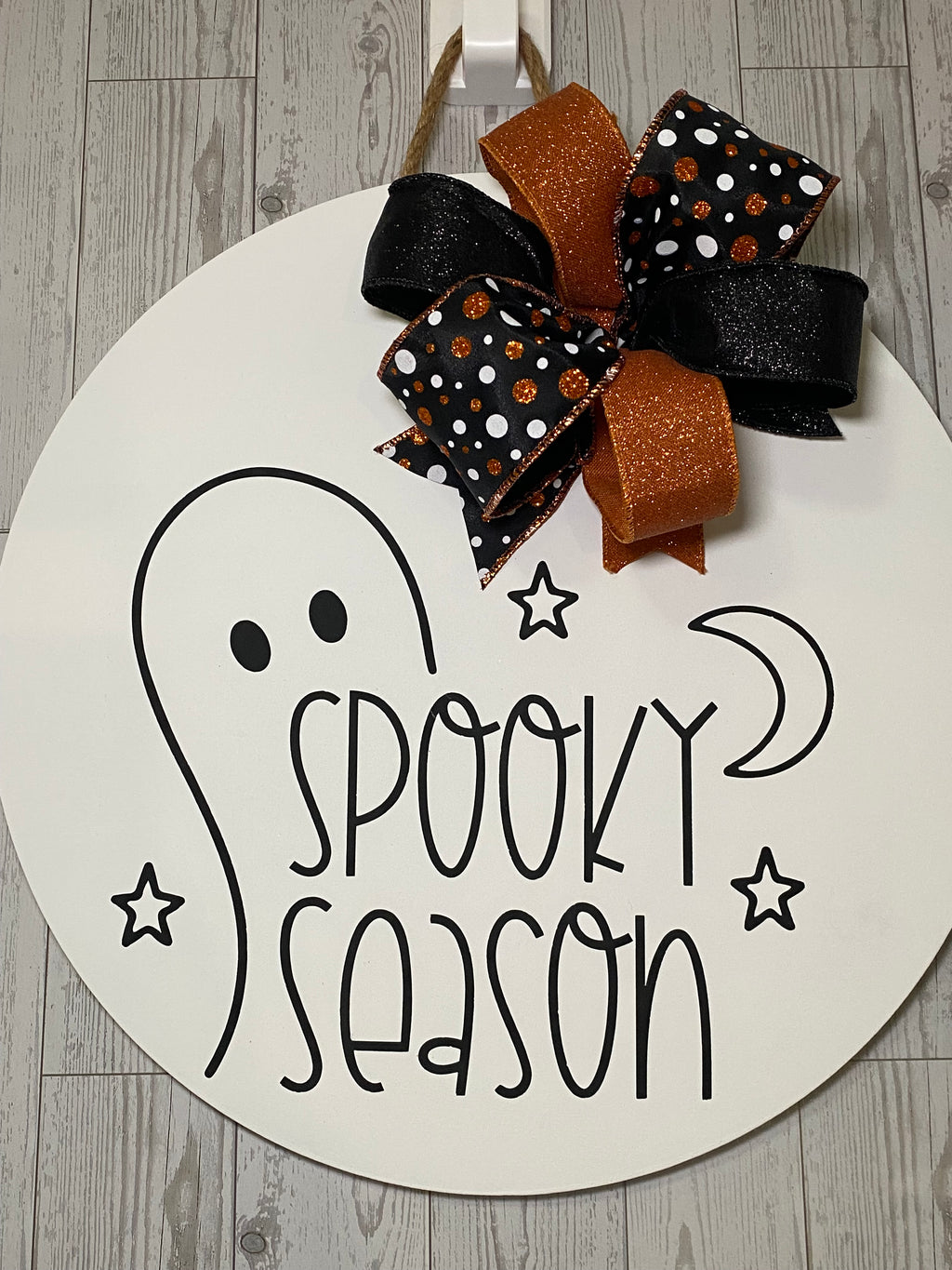 Spooky Season 18" Door Hanger