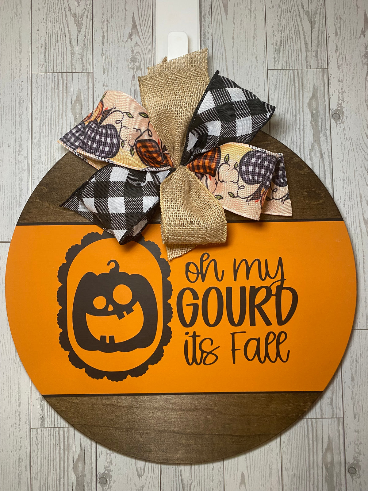 oh my GOURD 15" Door Hanger