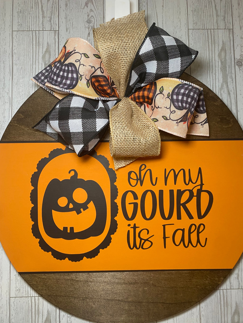 oh my GOURD 15" Door Hanger