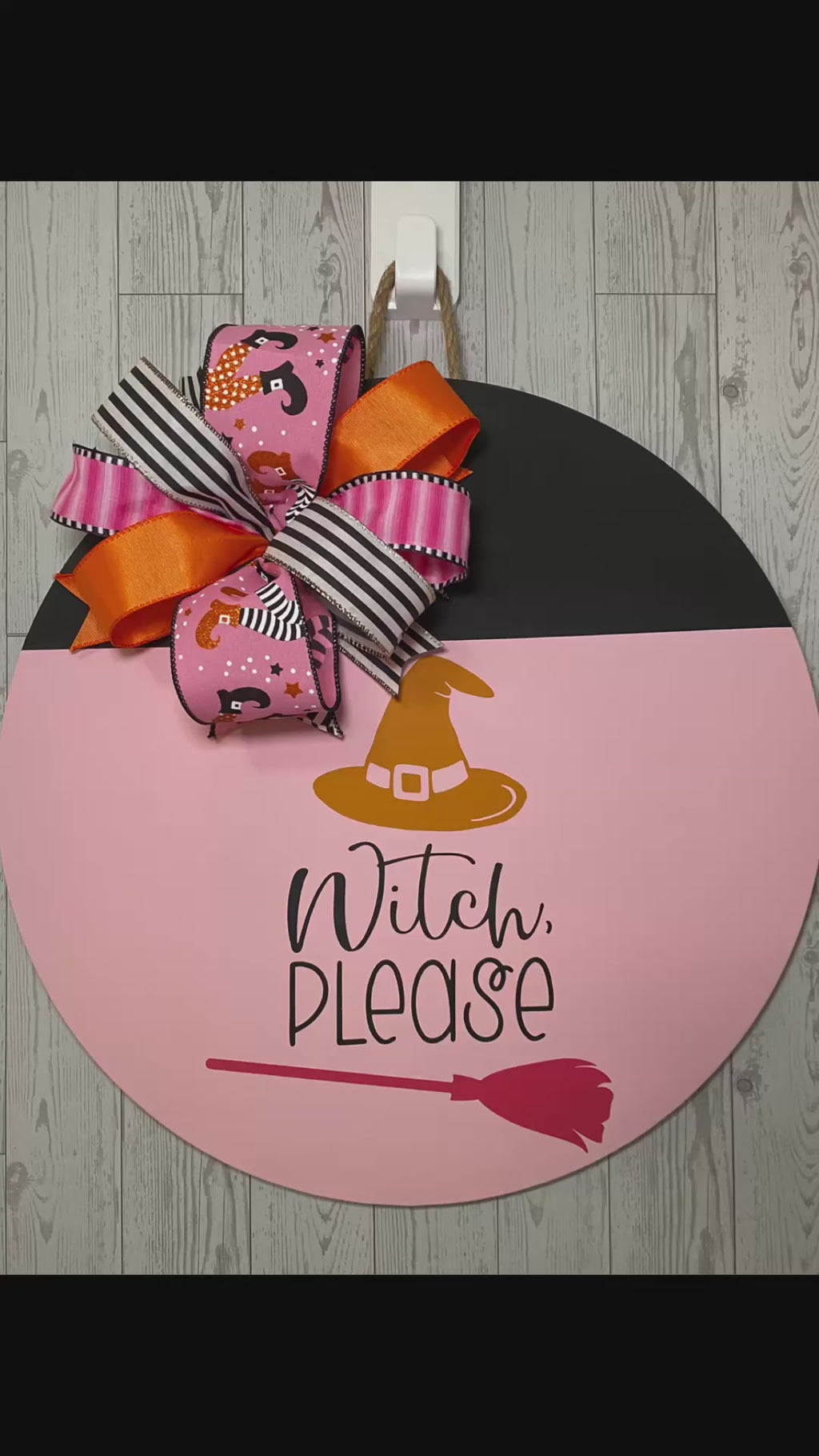 Spooky Season 18" Door Hanger